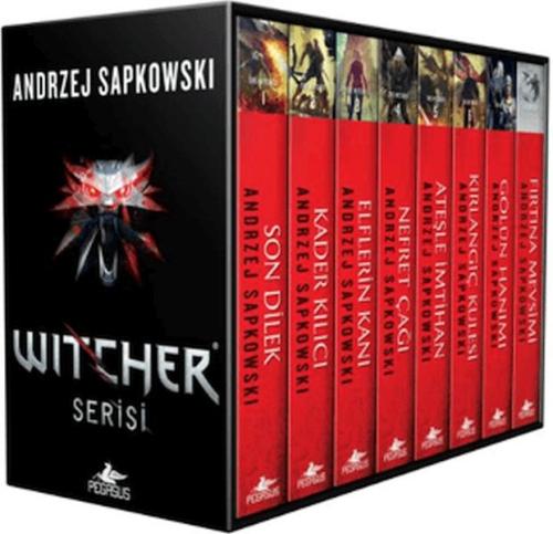 Kurye Kitabevi - The Witcher Serisi Kutulu Özel Set (8 Kitap)