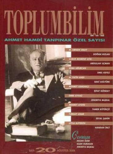 Toplumbilim Sayı: 20Ahmet Hamdi Tanpınar Özel Sayısı - Münzevi Kitabev
