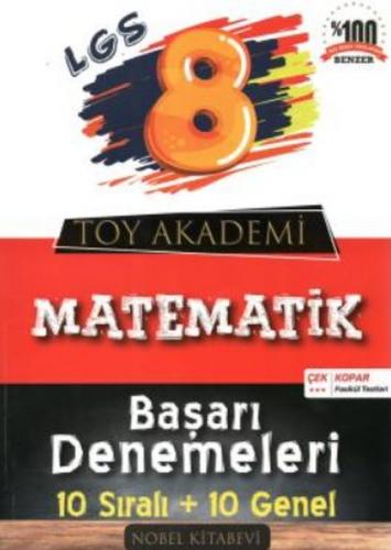 Kurye Kitabevi - Toy Akademi 8.Sınıf Matematik 10 lu Deneme Yeni