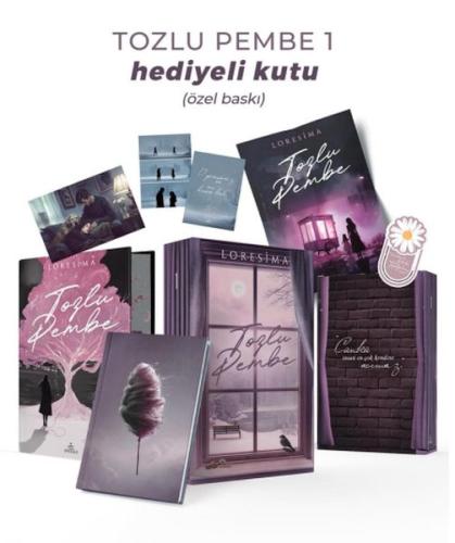 Tozlu Pembe 1 – Ciltli Yan Boyamalı Hediyeli Kutu - Münzevi Kitabevi