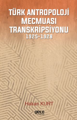 Kurye Kitabevi - Türk Antropoloji Mecmuasi Transkripsiyonu