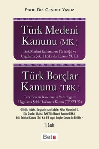 Kurye Kitabevi - Türk Medeni Kanunu Türk Borçlar Kanunu
