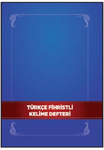 Kurye Kitabevi - Türkçe Fihristli Kelime Defteri