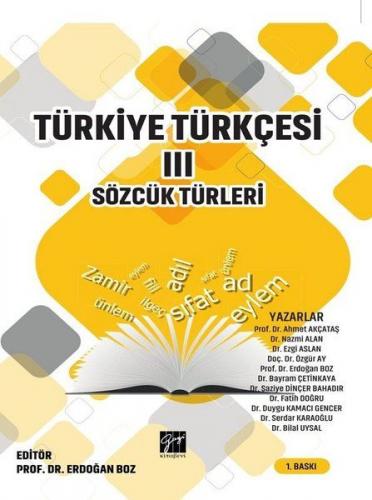 Kurye Kitabevi - Türkiye Türkçesi 3 Sözcük Türleri