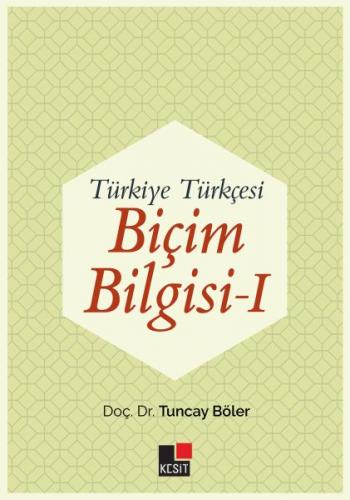 Kurye Kitabevi - Türkiye Türkçesi Biçim Bilgisi - 1