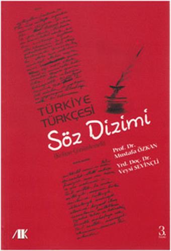 Kurye Kitabevi - Türkiye Türkçesi Söz Dizimi (Kelime Çözümlemeli)