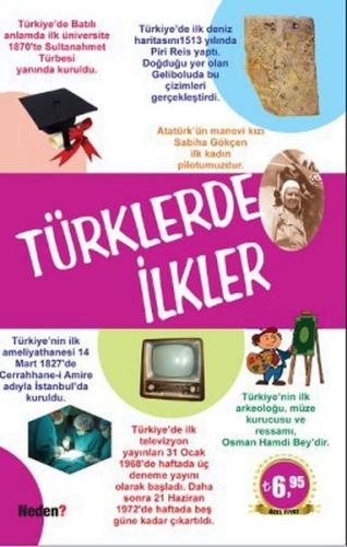 Kurye Kitabevi - Türklerde İlkler