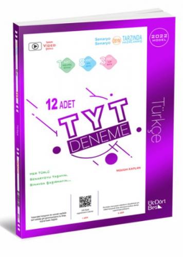 Kurye Kitabevi - Üç Dört Beş TYT Türkçe 12 li Deneme-YENİ