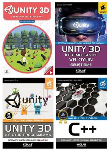 Kurye Kitabevi - Unity 3D Eğitim Seti 4 Kitap Takım