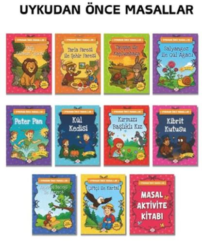 Uykudan Önce Masallar Seti (10 Kitap +1 Aktivite Takım) - Münzevi Kita