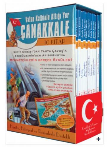 Vatan Kalbinin Attığı Yer Çanakkale (10 Kitap Takım - Münzevi Kitabevi