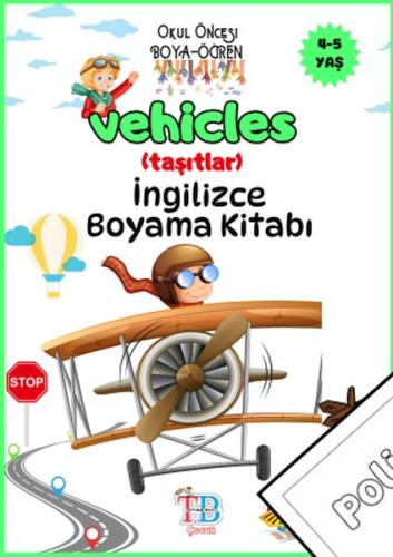 Vehicles(taşıtlar) Boyama Kitabı - Münzevi Kitabevi