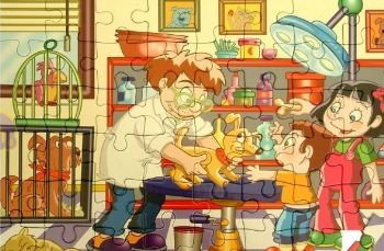 Veteriner (Puzzle 48) 6301 - Münzevi Kitabevi