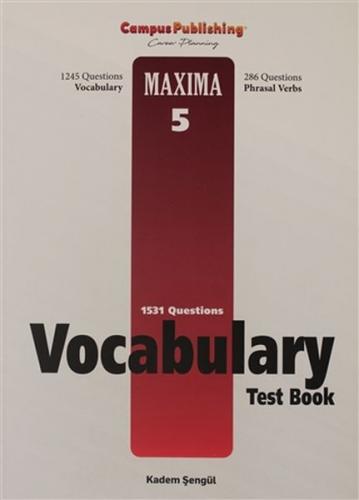 Kurye Kitabevi - Vocabulary Test Book Maxima 5