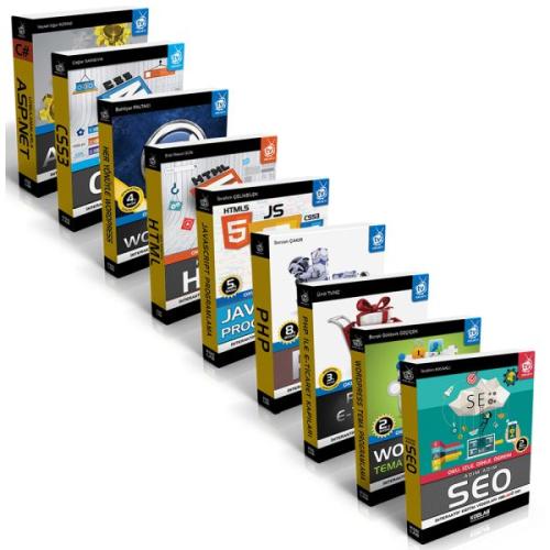 Web Tasarım Seti 2 (9 Kitap) - Münzevi Kitabevi