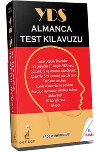 YDS Almanca Test Kılavuzu - Münzevi Kitabevi