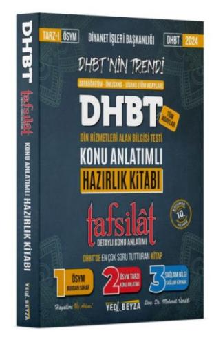 Kurye Kitabevi - YediBeyza 2024 Dhbt Tafsilât Hazırlık Kitabı