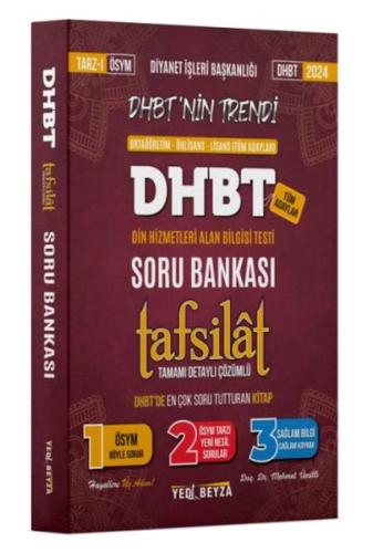 Kurye Kitabevi - YediBeyza 2024 Dhbt Tafsilât Tamamı Çözümlü Soru Bank