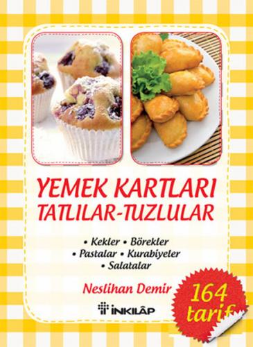 Yemek Kartları - Tatlılar Tuzlular - Münzevi Kitabevi