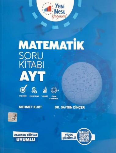 Kurye Kitabevi - Yeni Nesil 2020 AYT Matematik Soru Bankası Yeni