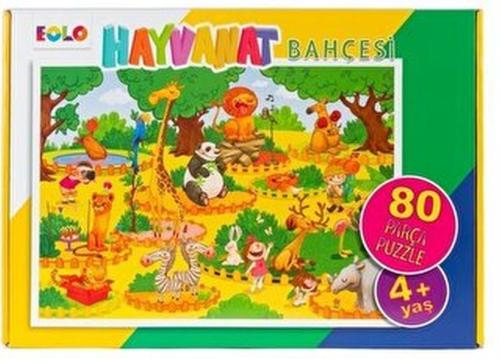 Kurye Kitabevi - Yer Puzzle-80 Parça Puzzle - Hayvanat Bahçesi