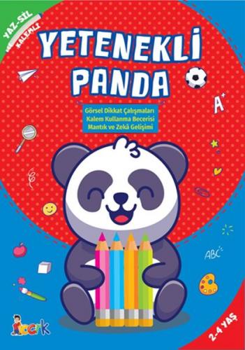 Kurye Kitabevi - Yetenekli Panda - Yaz-Sil-Kalemli