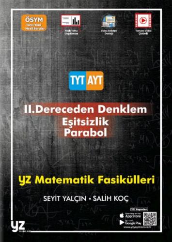 Kurye Kitabevi - YZ Yayınları TYT - AYT Matematik Fasikülleri 2. Derec