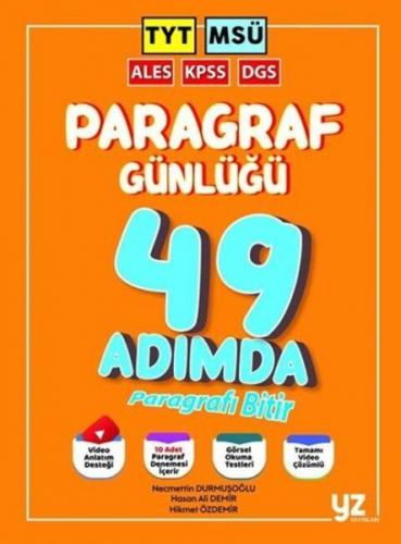 Kurye Kitabevi - YZ Yayınları TYT MSÜ KPSS DGS ALES 49 Günde Paragrafı