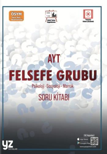Kurye Kitabevi - YZ Yayınları YKS AYT Felsefe Grubu - Psikoloji - Sosy