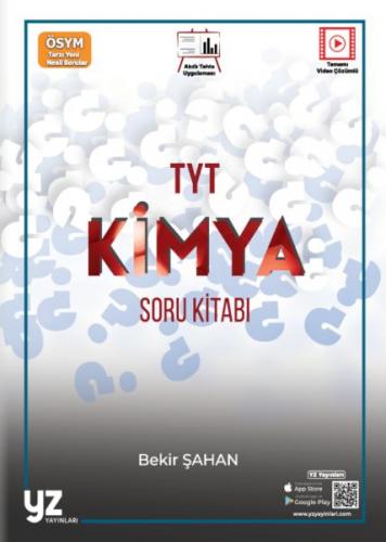 Kurye Kitabevi - YZ Yayınları YKS TYT Kimya Soru Kitabı