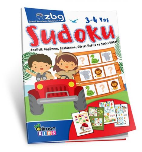Kurye Kitabevi - Zbg 3-4 Yaş Sudoku