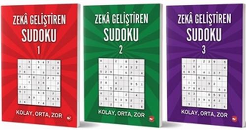 Kurye Kitabevi - Zeka Geliştiren Sudoku Seti (3 Kitap Takım)