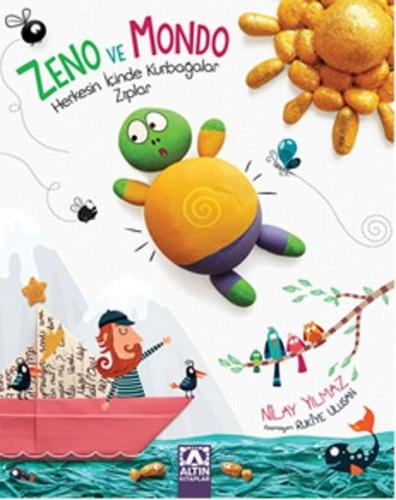 Kurye Kitabevi - Zeno ve Mondo Herkesin İçinde Kurbağalar Zıplar