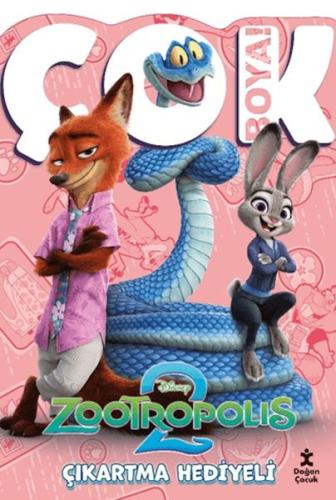 Zootropolis 2: Çok Boya! - Çıkartmalı Dev Boyama Kitabı - Münzevi Kita