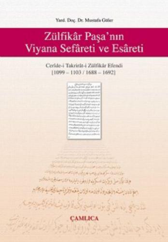 Kurye Kitabevi - Zülfikar Paşa'nın Viyana Sefareti ve Esareti